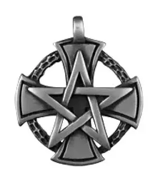 Амулет totem крест тамплиеров металл  №45 71145